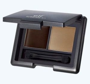 Elf eyebrow gel and powder - dark