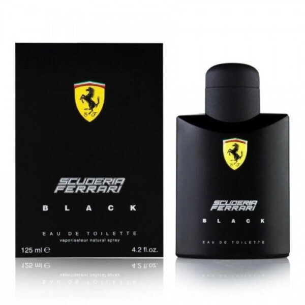 ⁦عطر سكوداريا فيراري بلاك من فيراري - أو دي تواليت (رجالي) 125 مل⁩ - الصورة ⁦1⁩