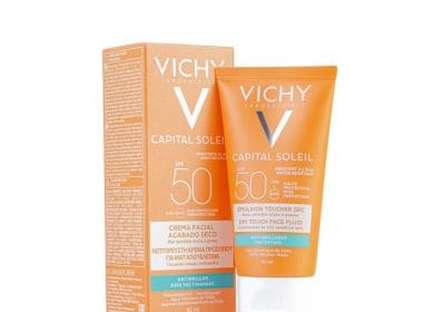 واقي شمس كابيتال سوليل بمعامل حماية +50 بلمسة نهائية دون لمعان من فيتشي - 50 مل