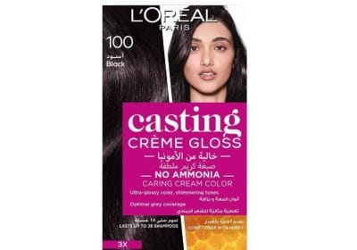صبغة كاستينج كريم جلوس من لوريال باريس رقم 100 - أسود