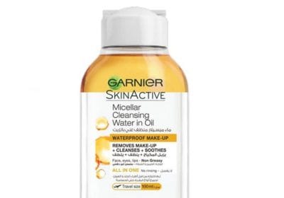 ماء ميسيلار منظف غني بالزيت لإزالة المكياج من غارنييه - 100 مل