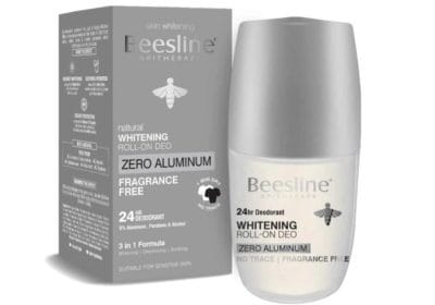 Beesline Skin Whitening Roll-On Deodorant - Aluminum Free - Fragrance Free 50 ml