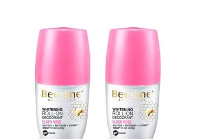 مزيل عرق رول اون لتفتيح البشرة من بيزلين - عطر الورد - قطعتين - 50 مل