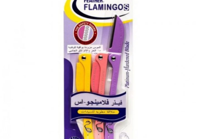 شفرات حلاقة الشعر من فيذر فلامينجو اس - 3 قطع