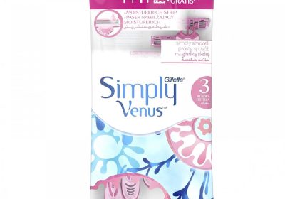 Gillette Simply Venus Disposable Razors for Women - 5 Pieces