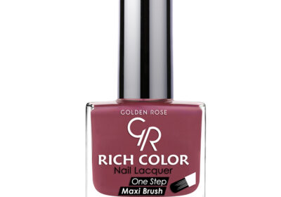 طلاء اظافر رتش من جولدن روز رقم 57 طلاء الأظافر جولدن روز عالي الجودة لتغطية الأظافر من قطعة واحدة ويعطيها مظهرًا براقا تشكيلًا لتكمل جمالك مع فريدة