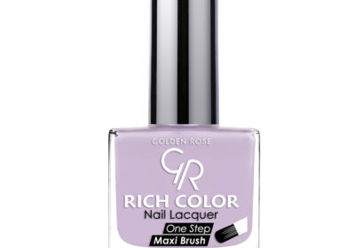 طلاء اظافر رتش من جولدن روز رقم 103طلاء الأظافر جولدن روز عالي الجودة لتغطية الأظافر من قطعة واحدة ويعطيها مظهرًا براقا تشكيلًا لتكمل جمالك مع فريدة