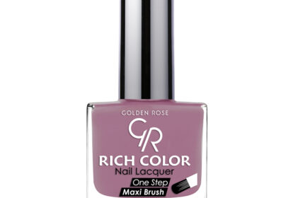 طلاء اظافر رتش من جولدن روز رقم 104طلاء الأظافر جولدن روز عالي الجودة لتغطية الأظافر من قطعة واحدة ويعطيها مظهرًا براقا تشكيلًا لتكمل جمالك مع فريدة