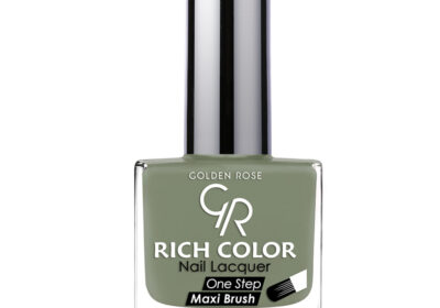 طلاء اظافر رتش من جولدن روز رقم 112طلاء الأظافر جولدن روز عالي الجودة لتغطية الأظافر من قطعة واحدة ويعطيها مظهرًا براقا تشكيلًا لتكمل جمالك مع فريدة