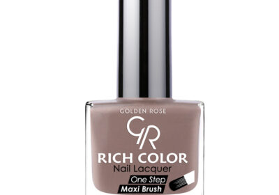 طلاء اظافر رتش من جولدن روز رقم 118طلاء الأظافر جولدن روز عالي الجودة لتغطية الأظافر من قطعة واحدة ويعطيها مظهرًا براقا تشكيلًا لتكمل جمالك مع فريدة