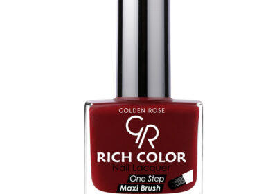 طلاء اظافر رتش من جولدن روز رقم 123طلاء الأظافر جولدن روز عالي الجودة لتغطية الأظافر من قطعة واحدة ويعطيها مظهرًا براقا تشكيلًا لتكمل جمالك مع فريدة