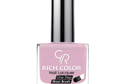 طلاء اظافر رتش من جولدن روز رقم 143طلاء الأظافر جولدن روز عالي الجودة لتغطية الأظافر من قطعة واحدة ويعطيها مظهرًا براقا تشكيلًا لتكمل جمالك مع فريدة