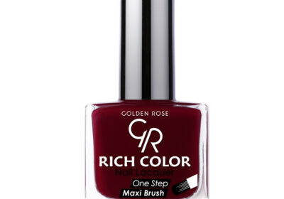 طلاء اظافر رتش من جولدن روز رقم 23طلاء الأظافر جولدن روز عالي الجودة لتغطية الأظافر من قطعة واحدة ويعطيها مظهرًا براقا تشكيلًا لتكمل جمالك مع فريدة