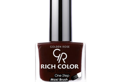 طلاء اظافر رتش من جولدن روز رقم 30طلاء الأظافر جولدن روز عالي الجودة لتغطية الأظافر من قطعة واحدة ويعطيها مظهرًا براقا تشكيلًا لتكمل جمالك مع فريدة