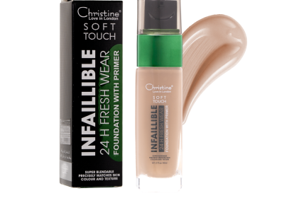 كريم اساس سوفت تاتش من كرستين 08 امنحي بشرتك تعزيزًا للتألق وحافظي عليها من دون عيوب حتى 24 ساعة مع كريم اساس كرستين، يعمل على ازالة عيوب البشرة .