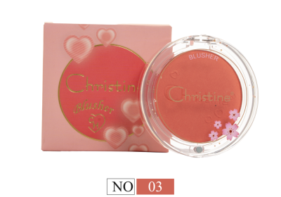 بودرة احمر خدود من كرستين يتميز بألوان نقية وناعمة وفريدة لتعطيك بشرة طبيعية منتعشة ومشرقة