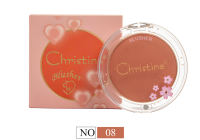 بودرة احمر خدود من كرستين يتميز بألوان نقية وناعمة وفريدة لتعطيك بشرة طبيعية منتعشة ومشرقة