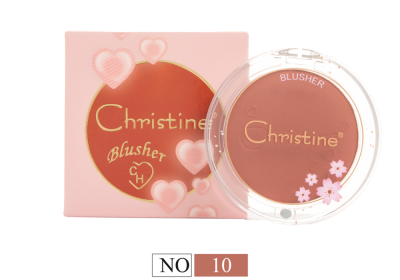 بودرة احمر خدود من كرستين يتميز بألوان نقية وناعمة وفريدة لتعطيك بشرة طبيعية منتعشة ومشرقة