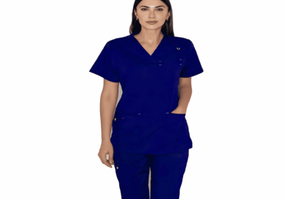 سكراب طبى نسائى شارل ازرق XXL