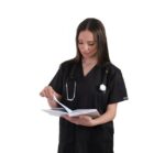 ⁦سكراب طبى نسائى شارل اسود S⁩ - الصورة ⁦2⁩